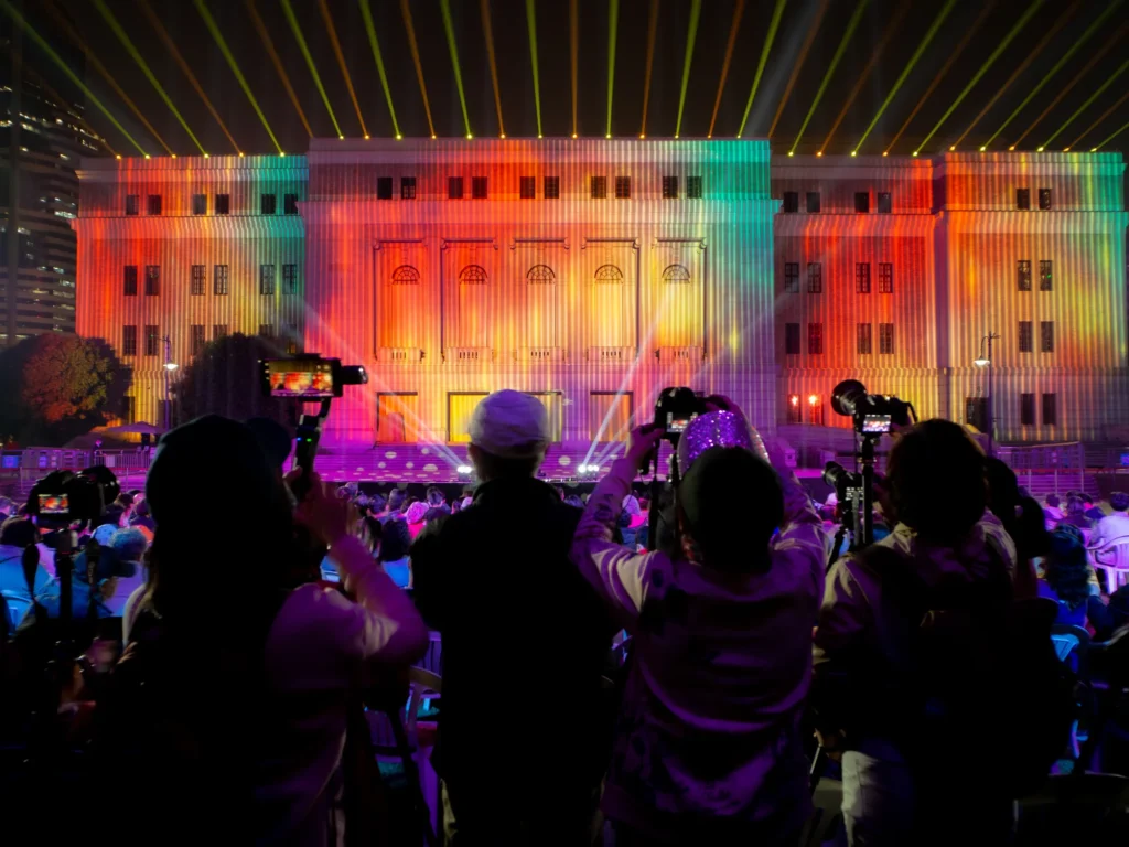 shanghai concert hall projection mapping show 7